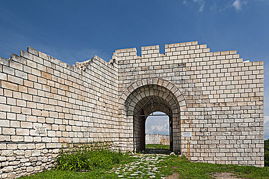 保加利亚,中心,山,遗址,要塞,建造