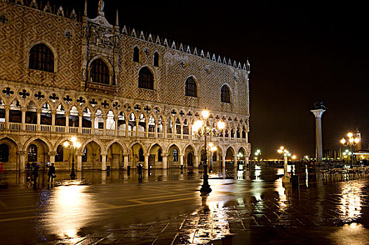 宫殿,广场,威尼斯,意大利,欧洲