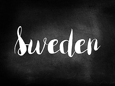 瑞典,书写,黑板