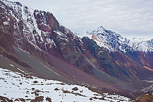 山脉,圣地亚哥,智利