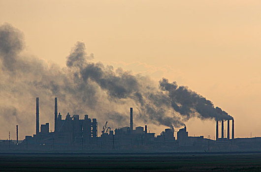 空气污染,工业,场所,烟囱,排放,污染物,省,哈萨克斯坦,中亚
