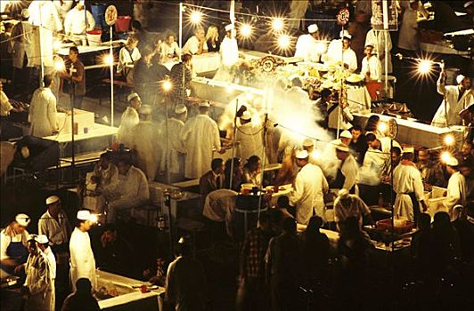 市场,玛拉喀什,摩洛哥