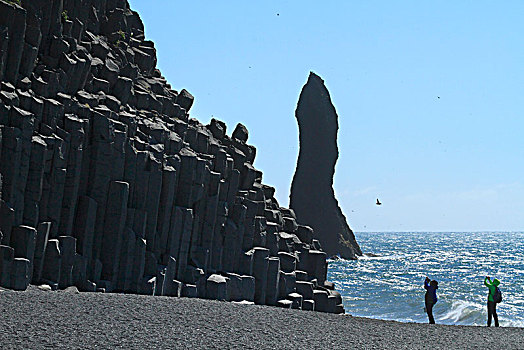 冰岛,戴尔赫拉伊,海滩