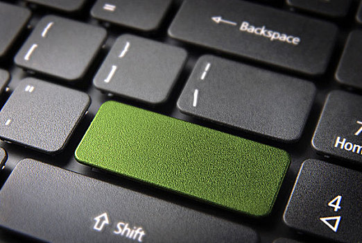 绿色,键盘,按键