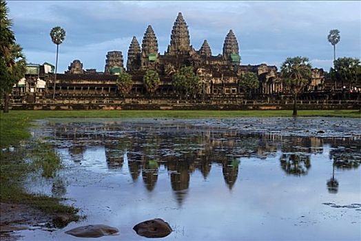 古老,寺庙,吴哥窟,柬埔寨