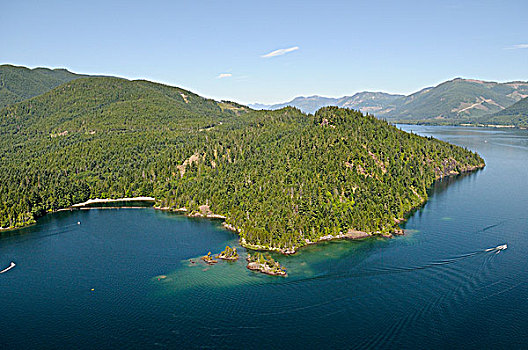 戈登,湾,省立公园,湖,温哥华岛,不列颠哥伦比亚省,加拿大