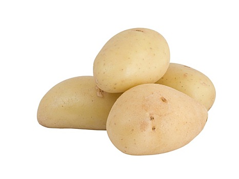 土豆,隔绝,白色背景,背景