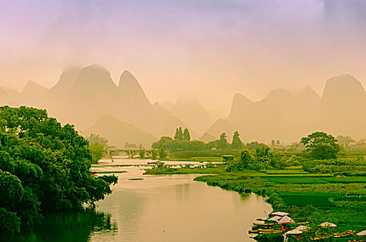 桂林,漓江,风景