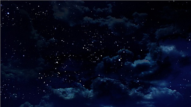 漂亮,夜空,星,背景