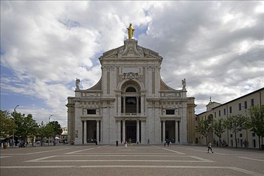 大教堂,圣马利亚,圣玛丽,天使,阿西尼城,翁布里亚,意大利,欧洲