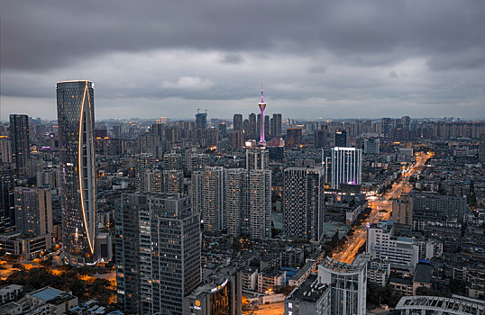 成都夜景