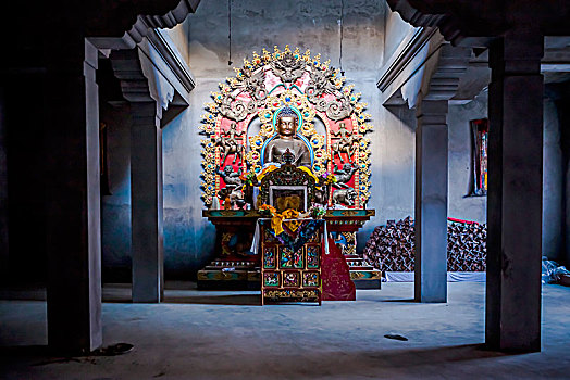 佛教,神祠,室内,建造,庙宇,尼泊尔