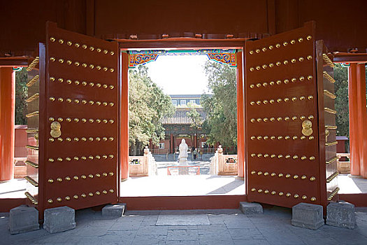 北京孔庙内的大成门