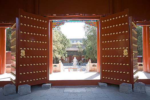 北京孔廟內(nèi)的大成門