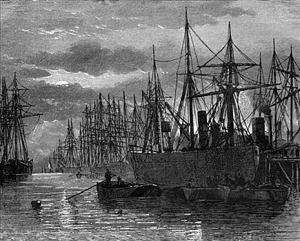 泰晤士河,19世纪,艺术家,五月