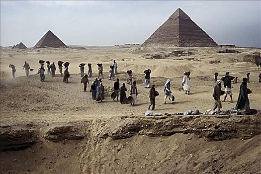 考古挖掘,朝代,场所,吉萨金字塔,埃及