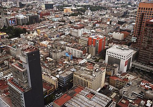 航拍,市区,墨西哥城,墨西哥