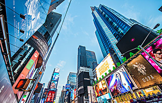 纽约,十二月,时代广场,美国,流行,旅游景点