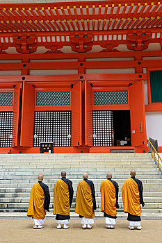 日本,高野山,和尚