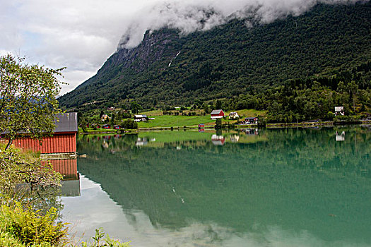 建筑,夏天,屋舍,挪威