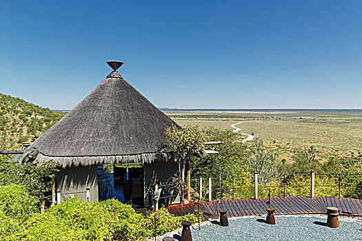 传统,旅游,小屋,白云石,露营,埃托沙国家公园,纳米比亚