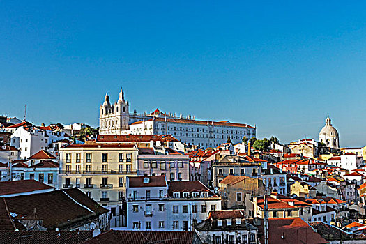 上方,阿尔法马区,里斯本,葡萄牙,欧洲