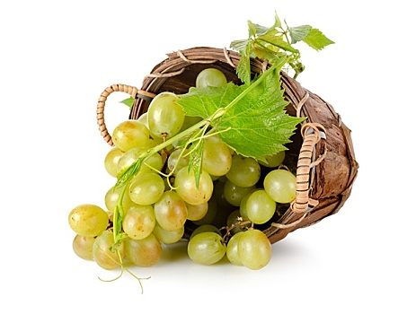 葡萄,木质,篮子