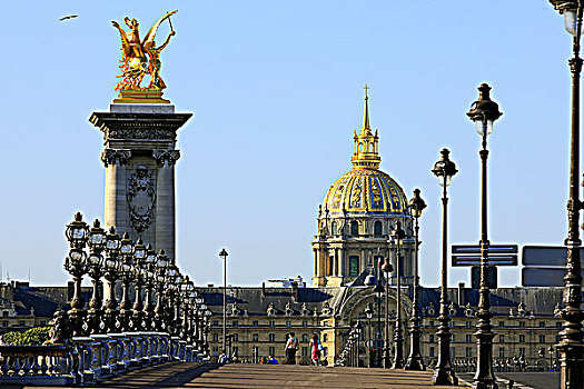 法国,巴黎,亚历山大三世桥