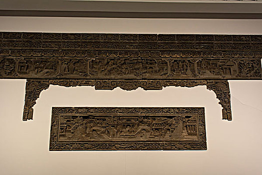古代砖雕图