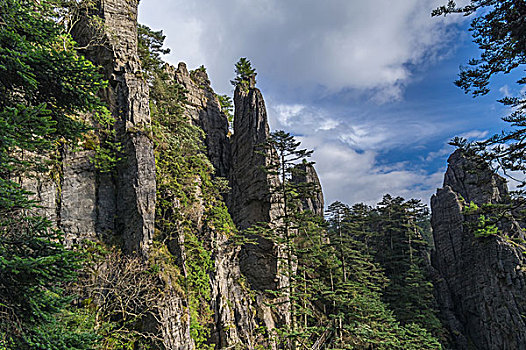 神农架神农谷景区初秋