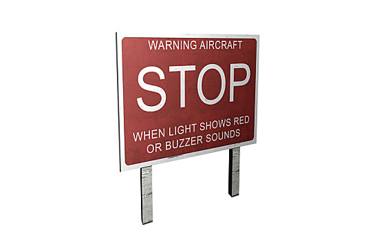 停车标志,机场