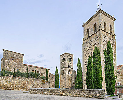 圣玛丽亚教堂,特鲁希略,埃斯特雷马杜拉,西班牙,欧洲
