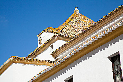 建筑细节,屋顶,西班牙