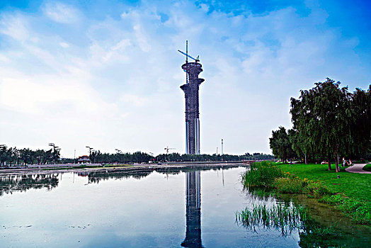 北京奥林匹克公园钉子塔