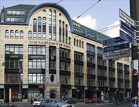 建筑,购物,拱廊,中心,柏林,德国