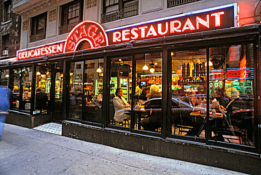 熟食店,第7大道,时代广场,曼哈顿,纽约,美国