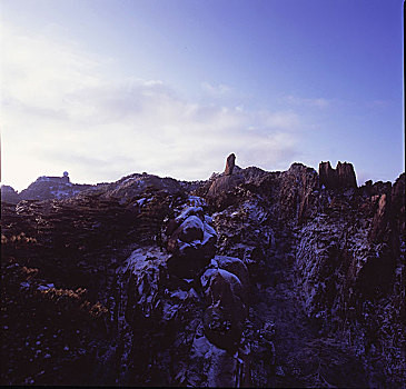 黄山,云海,蓝天,山峰