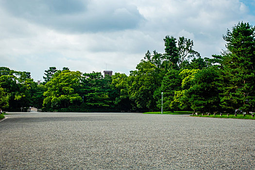 日本京都御所绿地景观