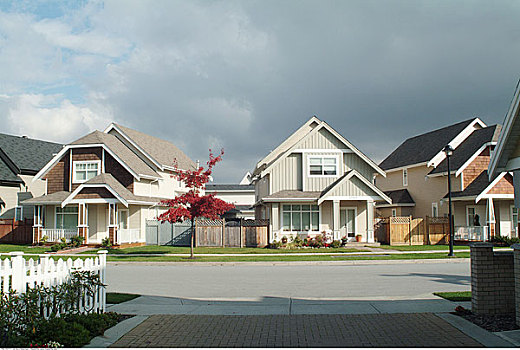 房子,郊区,里士满,不列颠哥伦比亚省,加拿大