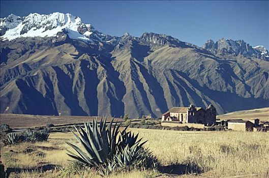 西班牙殖民地,教堂,圣谷,印加,秘鲁