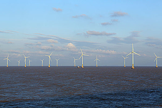 风力发电机组,杭州湾,东海,舟山,上海洋山