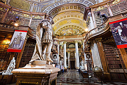 奥地利,国家图书馆,霍夫堡,宫殿,维也纳