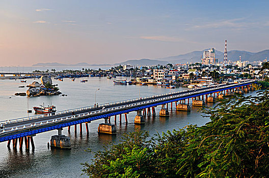 芽庄,桥,越南,东南亚