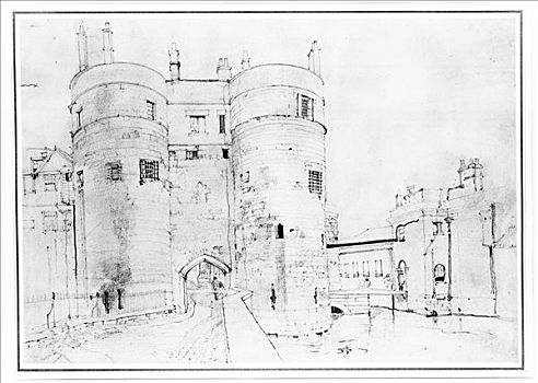 塔,伦敦塔,19世纪,艺术家