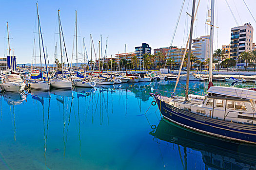 码头,船,瓦伦西亚,地中海,西班牙