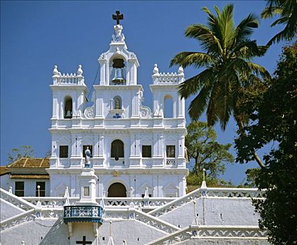 帕那吉,大教堂,果阿,印度