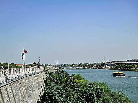 护城河与城墙
