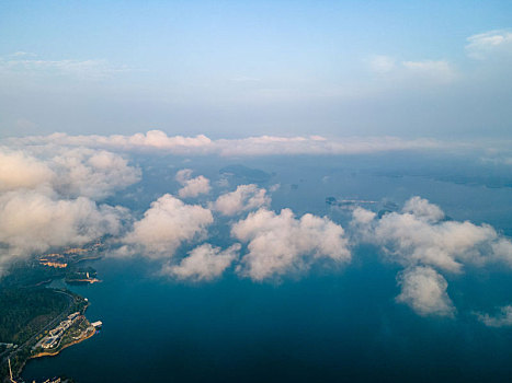 航拍千岛湖风光