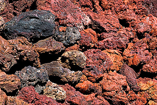 火山岩,石头,蒂玛法雅国家公园,兰索罗特岛,加纳利群岛,西班牙,欧洲