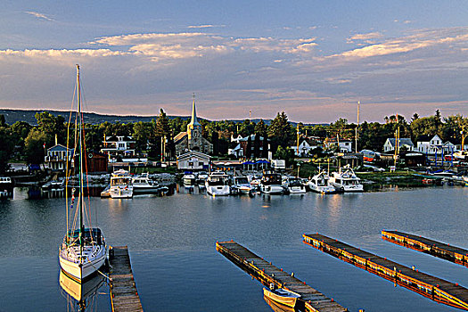 港口,乔治亚湾,安大略省,加拿大